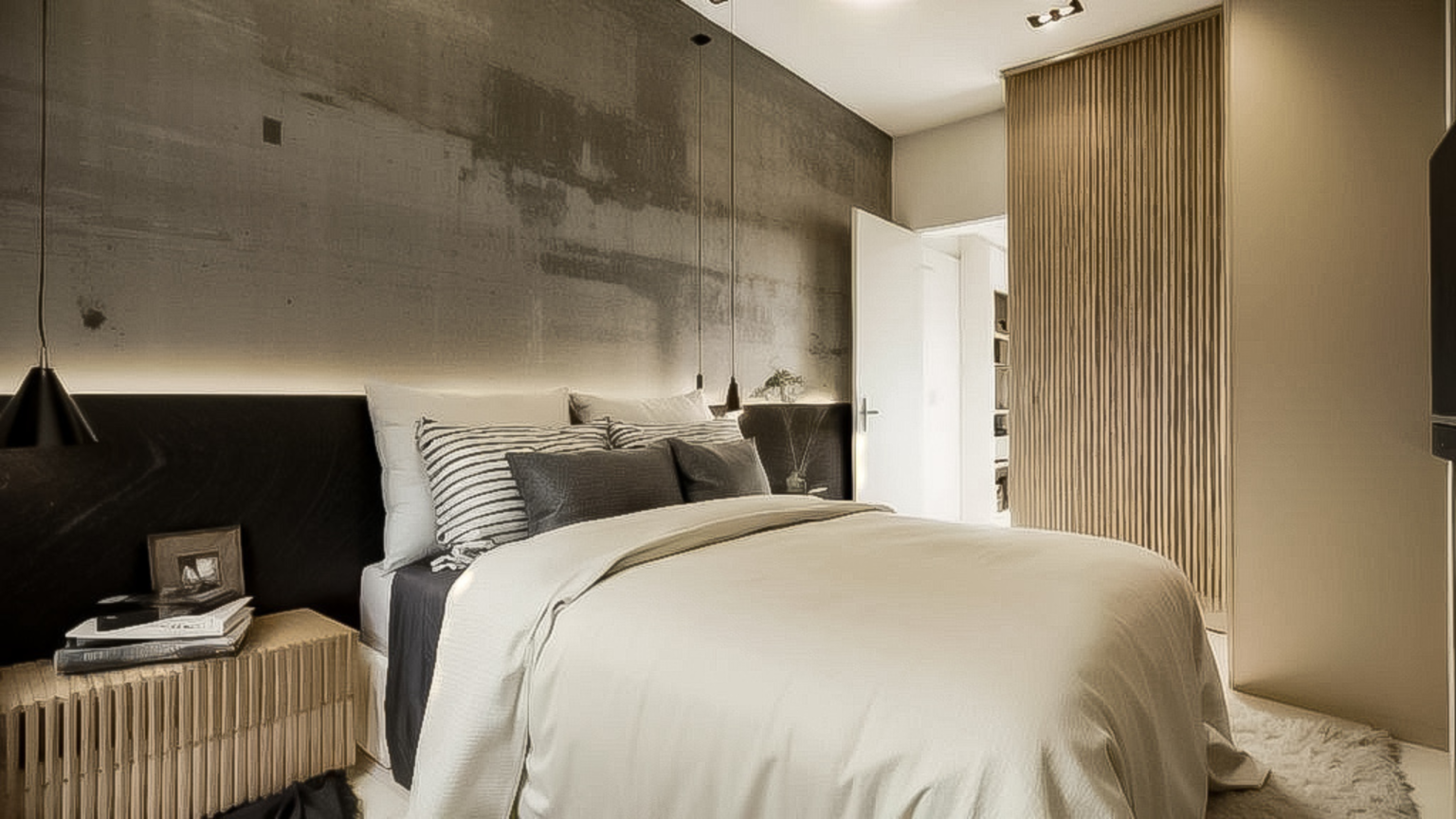 projeto decoração de apartamento de 2 quartos, projeto de design de interiores